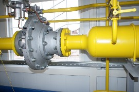 ПГБ-200Н(В)-2-ЭК с двумя регуляторами РДП-200 и коммерческим узлом учета расхода газа